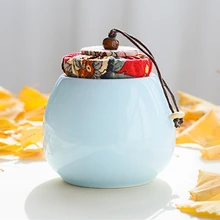 Цвет морской волны канистра чайный набор в коробке Hand made