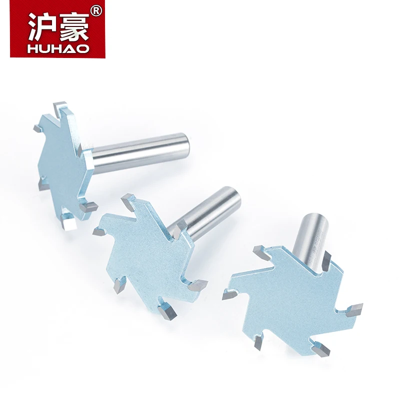 HUHAO 1pc 1/2" Shank T Type Slotting Woodworking Cutter Industrial Grade 6 Flutes Router Bits For Wood Tool Milling Cutter
HUHAO 1pc 1/2" Shank T Type Slotting Woodworking Cutter Industrial Grade 6 Flutes Router Bits For Wood Tool Milling Cutter