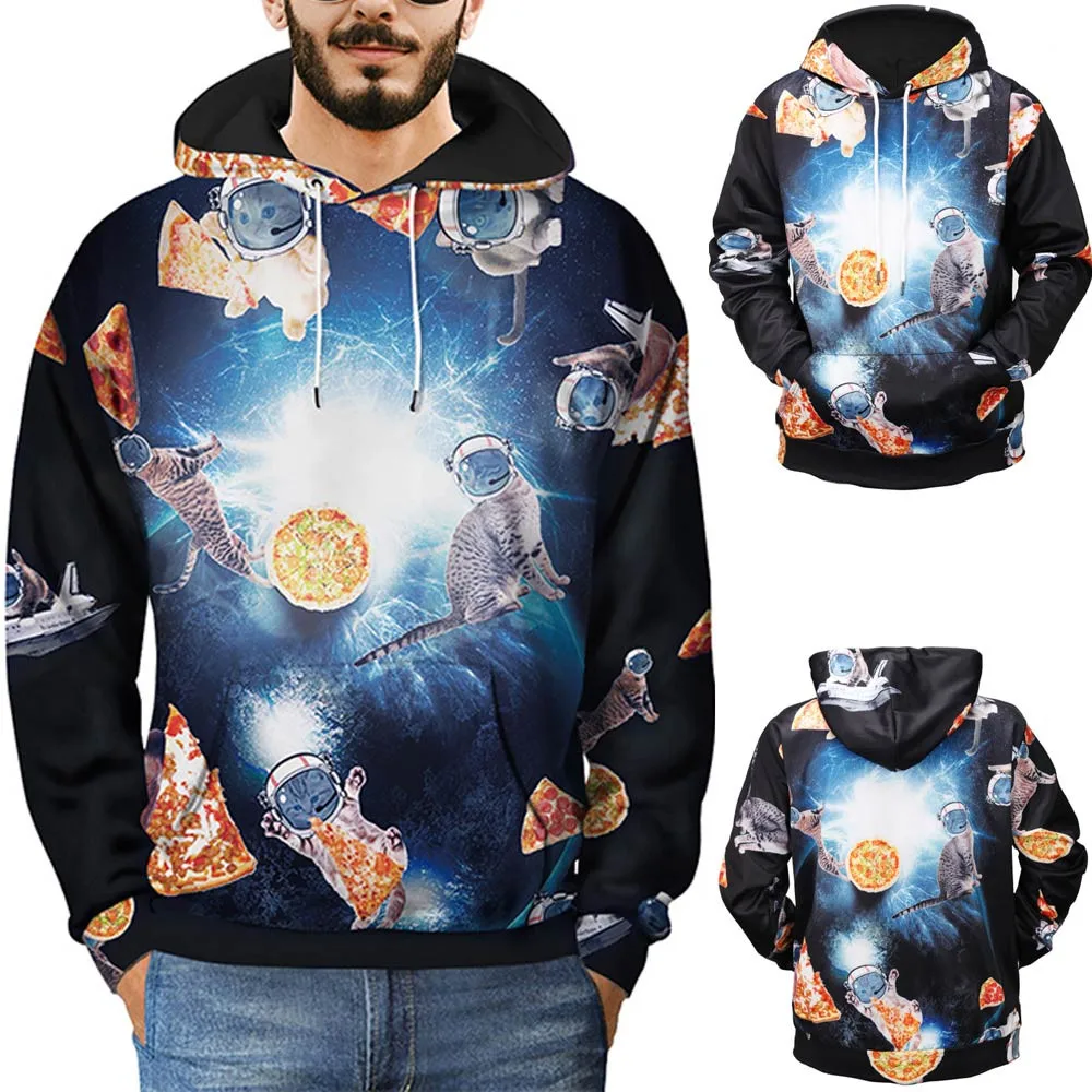 2019 Mens Hooded 3D Printed Cat Pullover Long Sleeve Male Hooded Sweatshirt Tops Blouse L0723
2019 Mens Hooded 3D Printed Cat Pullover Long Sleeve Male Hooded Sweatshirt Tops Blouse L0723