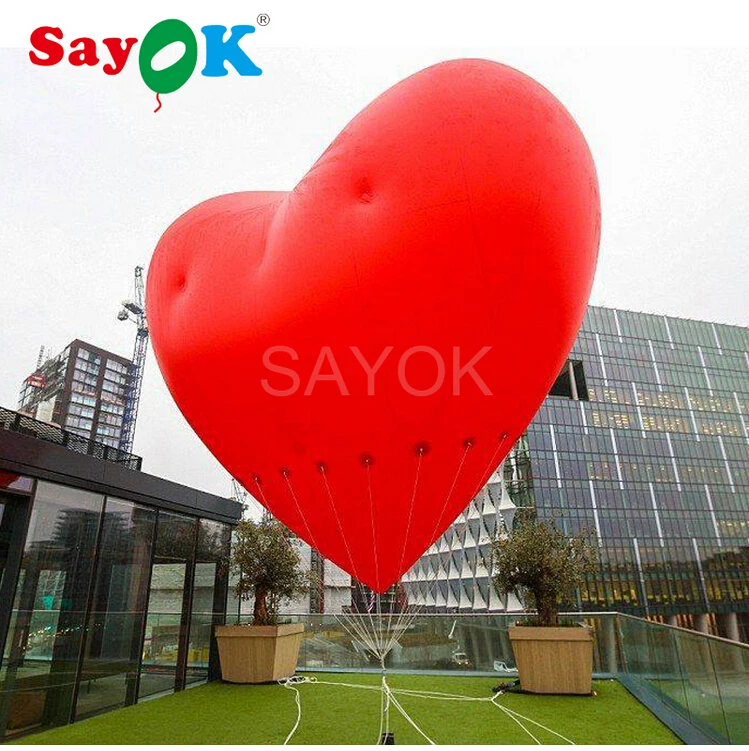 Inflatable Red Heart Balloon 3m/5m Inflatable PVC Balloon for Weddings Events Party Promotions
Inflatable Red Heart Balloon 3m/5m Inflatable PVC Balloon for Weddings Events Party Promotions