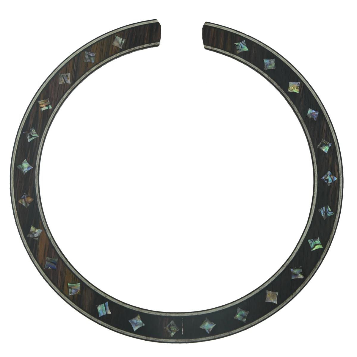 Dopro качественная Акустическая гитара Soundhole Rosewood Rosette с настоящей оболочкой Abalone