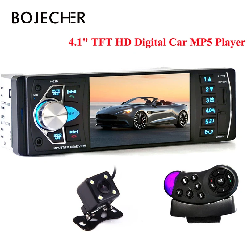 4022D 1 Din Car MP5 Video Player Auto Radio Audio Stereo FM Bluetooth TFT Screen with Rear View Camera Steering-Wheel Control
4022D 1 Din Car MP5 Video Player Auto Radio Audio Stereo FM Bluetooth TFT Screen with Rear View Camera Steering-Wheel Control