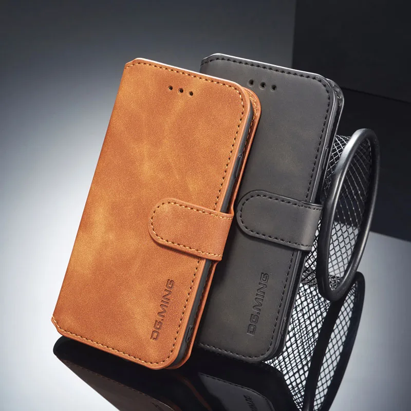 Кожаный чехол бумажник с откидной крышкой для iPhone X R XS Max роскошный мягкий