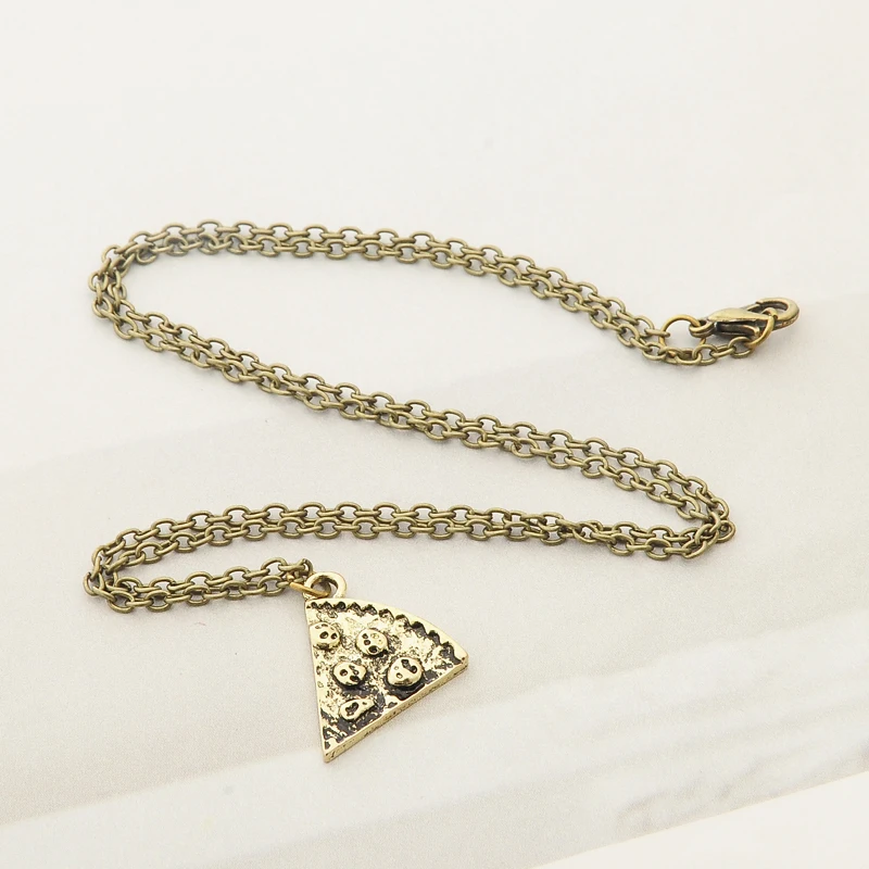 6 шт./компл. ожерелья с подвесками в виде пиццы BFF ожерелье дружбы лучшими друзьями