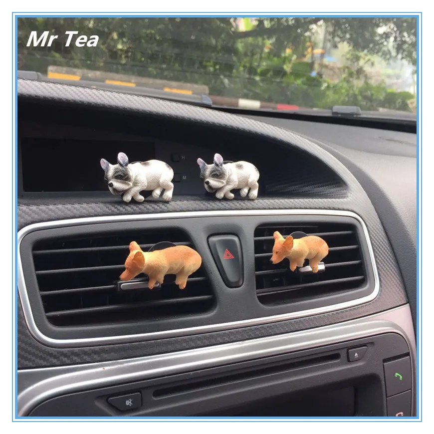 Автомобильный освежитель воздуха MR TEA Cute Dog Husky на вентиляционную решетку фигурка