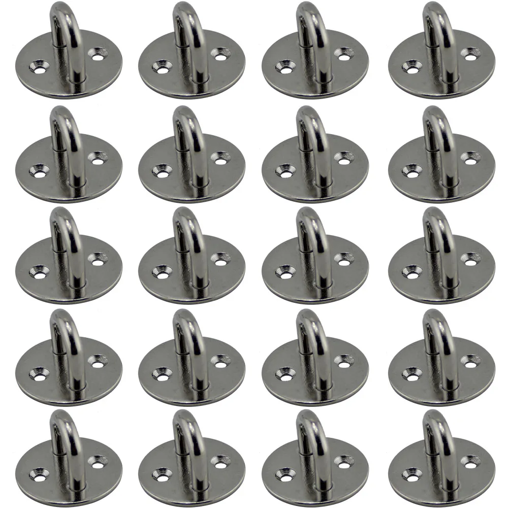 5mm Stainless Steel Boat Round Ring Pad Eye Plate Marine Grade 316 Boat/Yacht 20pcs
5mm Stainless Steel Boat Round Ring Pad Eye Plate Marine Grade 316 Boat/Yacht 20pcs