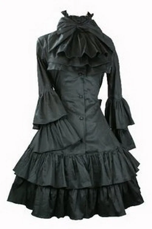 Support Dance Women Butterfly Sleeve Gothic Lolita Dress With Removable Neck Ornament L15
Support Dance Women Butterfly Sleeve Gothic Lolita Dress With Removable Neck Ornament L15