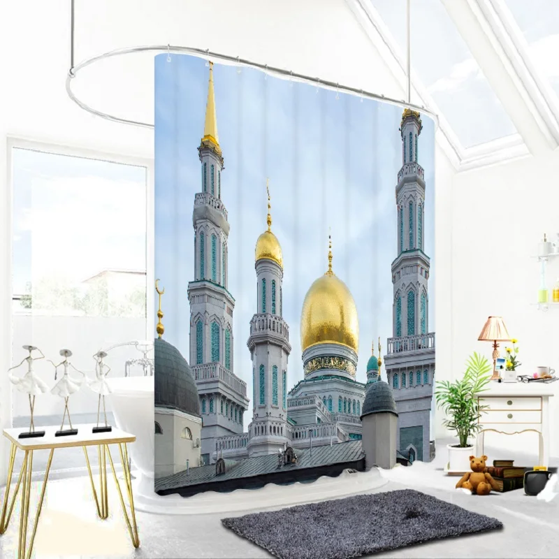 Beautiful castle Pattern Modern Polyester Waterproof Mildew Shower Home Decoration Curtain Bathroom Curtain
Beautiful castle Pattern Modern Polyester Waterproof Mildew Shower Home Decoration Curtain Bathroom Curtain