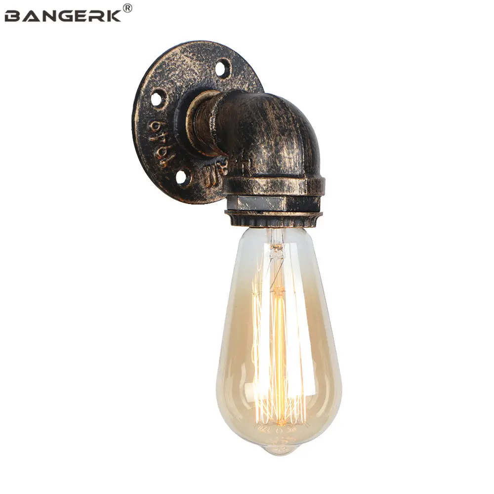 Industrial Vintage Wall Light LED Edison Sconce Wall Lights Loft Style Water Pipe Lamp Decor Indoor Lighting Lamparas De Pared
Industrial Vintage Wall Light LED Edison Sconce Wall Lights Loft Style Water Pipe Lamp Decor Indoor Lighting Lamparas De Pared