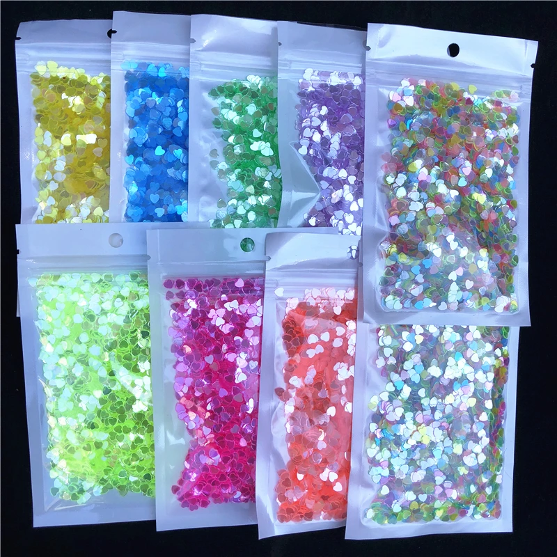 4mm Heart Nail Sequins Craft DIY Crystal Color 3D Sticker Flakes Paillettes Nail Art Glitter Flake Wedding Decoration Confetti
4mm Heart Nail Sequins Craft DIY Crystal Color 3D Sticker Flakes Paillettes Nail Art Glitter Flake Wedding Decoration Confetti