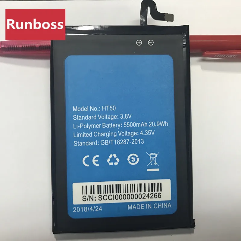 New High Quality HT50 Battery For 5.5inch Homtom HT50 Cell Phone Batteries 5500mAh
New High Quality HT50 Battery For 5.5inch Homtom HT50 Cell Phone Batteries 5500mAh