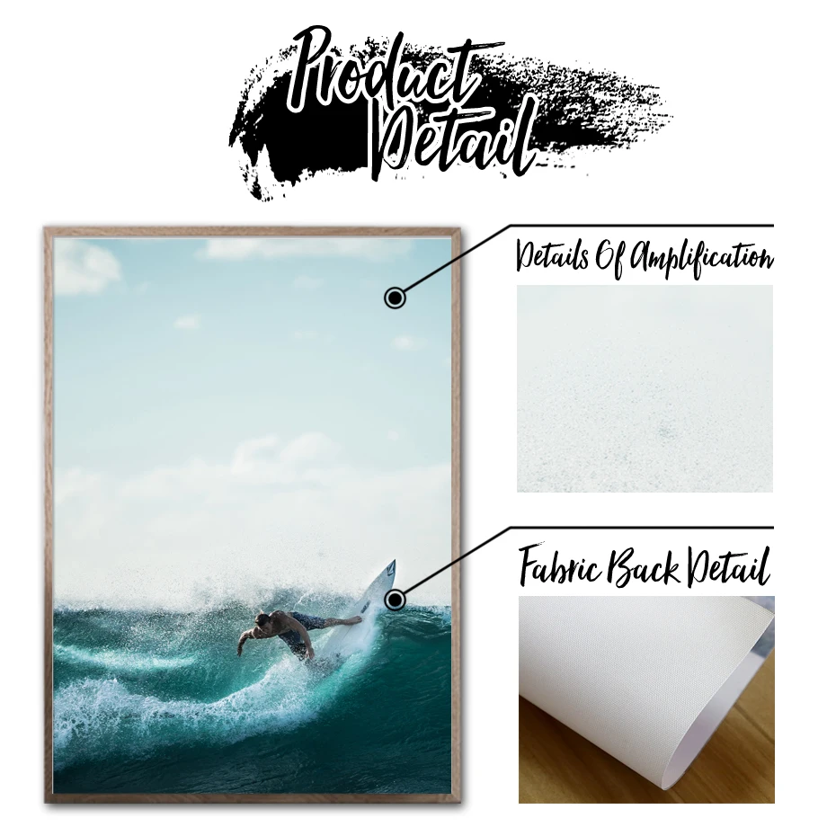 Blue Sea Surfing Man Coconut Tree Wall Art Canvas Painting Landscape Nordic Posters And prints Wall Pictures For Living Room
Blue Sea Surfing Man Coconut Tree Wall Art Canvas Painting Landscape Nordic Posters And prints Wall Pictures For Living Room