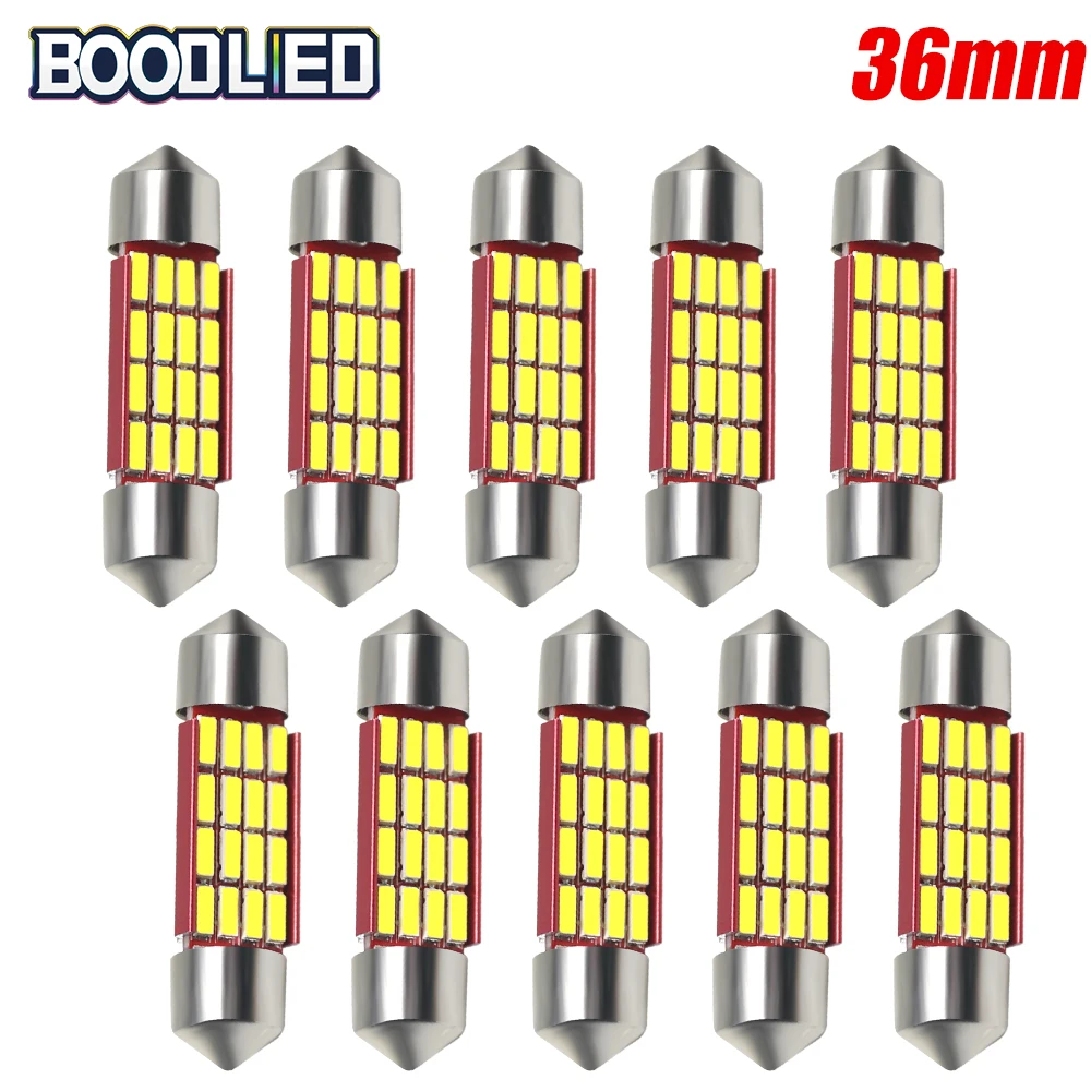 10pcs C5W C10W LED CANBUS Festoon 36mm LED 4014 SMD Bulbs NO ERROR White Light Lamps For Car Auto Dome Map Reading Lights DC 12V
10pcs C5W C10W LED CANBUS Festoon 36mm LED 4014 SMD Bulbs NO ERROR White Light Lamps For Car Auto Dome Map Reading Lights DC 12V