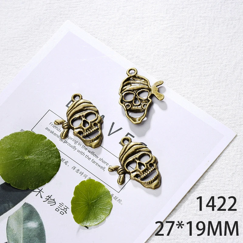 27*19mm 8pcs Skeleton Alloy Pendant For Diy Jewelry Making 2 Colors Antique Silver Antique Bronze No.1422
27*19mm 8pcs Skeleton Alloy Pendant For Diy Jewelry Making 2 Colors Antique Silver Antique Bronze No.1422