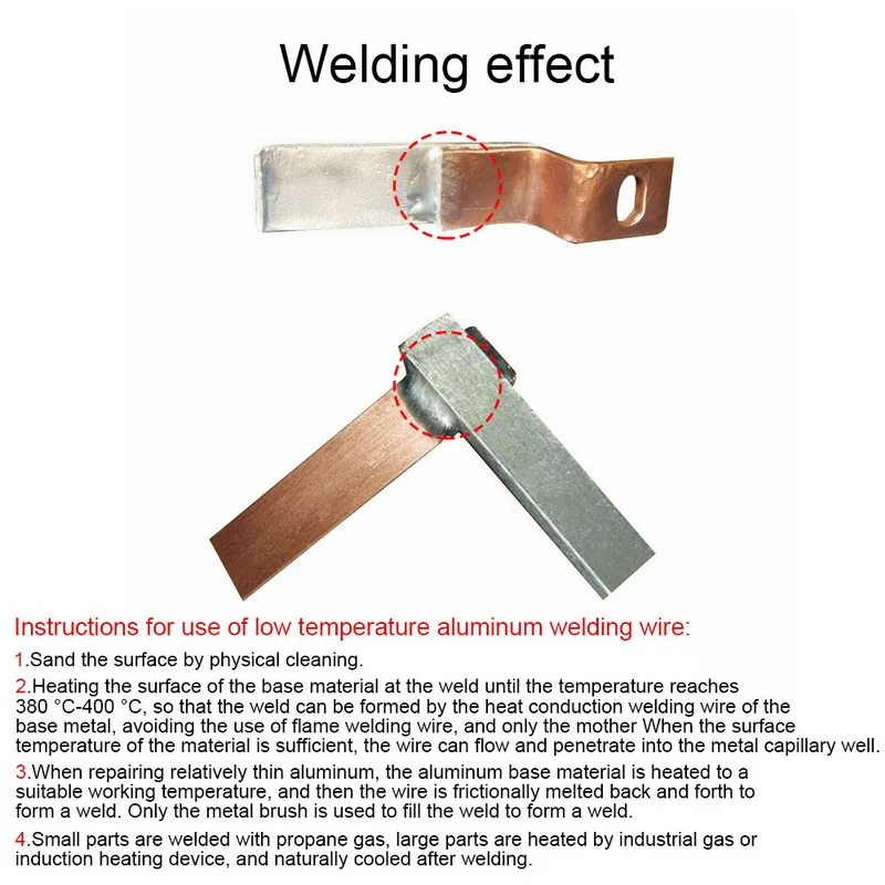 50cm Low Temperature Welding Wire Aluminum Welding Electrode Flux Core Aluminum Electrode (no Flux) Multi-tools 10/20/30/50PCs
50cm Low Temperature Welding Wire Aluminum Welding Electrode Flux Core Aluminum Electrode (no Flux) Multi-tools 10/20/30/50PCs
