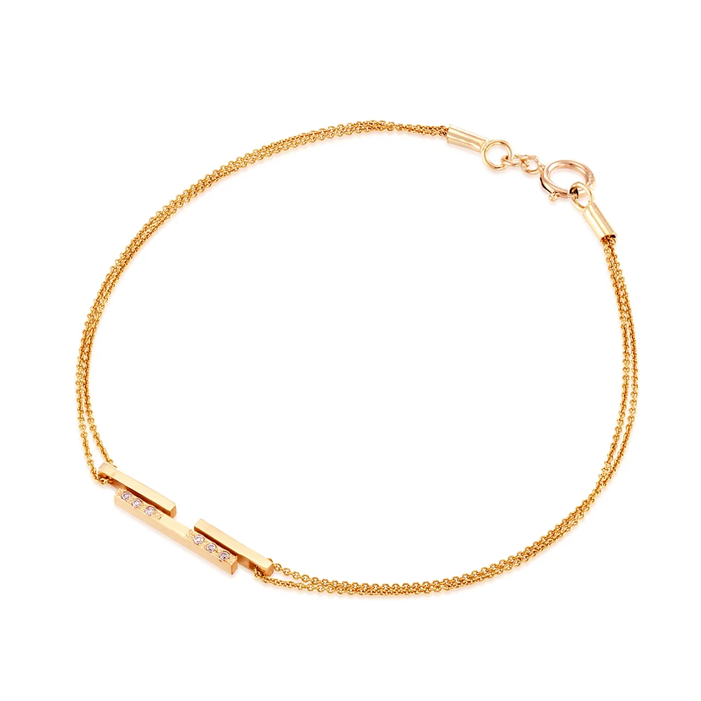 Trendy Style Solid 14K Yellow Gold DF Color Moissanite Lab Grown Diamond Bracelet Charm for Women
Trendy Style Solid 14K Yellow Gold DF Color Moissanite Lab Grown Diamond Bracelet Charm for Women