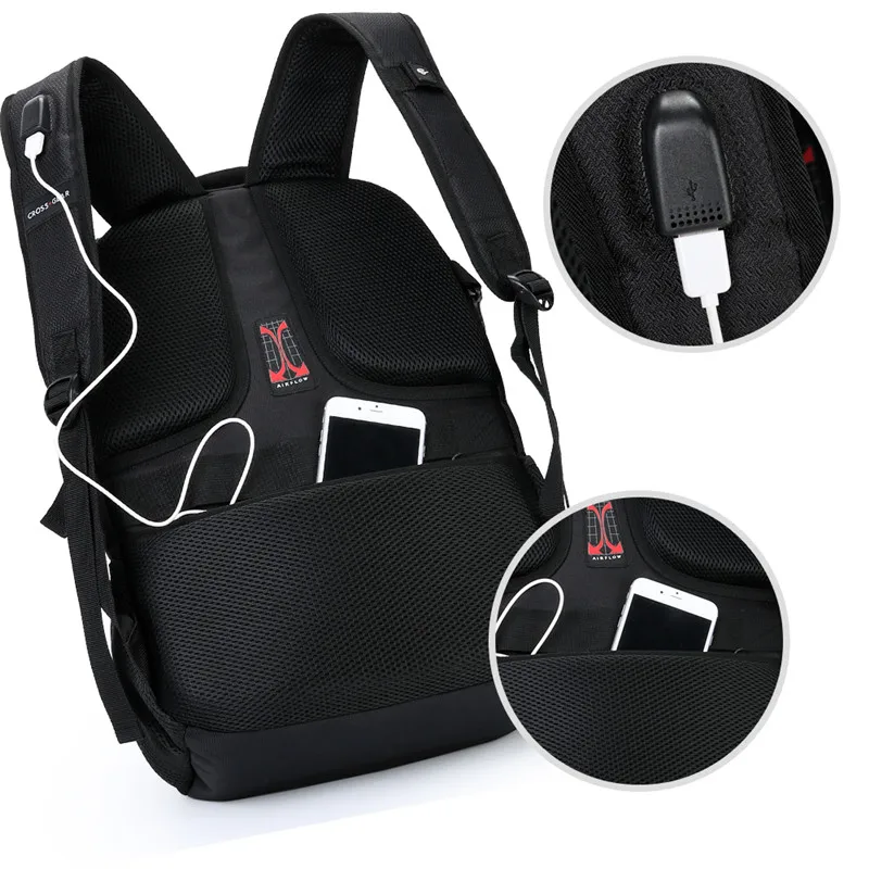 CROSSGEAR Laptop Backpack with USB Charging Port and Anti Theft Lock for Business Work, Travel, School- Fits 15.6 Inch Laptop
CROSSGEAR Laptop Backpack with USB Charging Port and Anti Theft Lock for Business Work, Travel, School- Fits 15.6 Inch Laptop