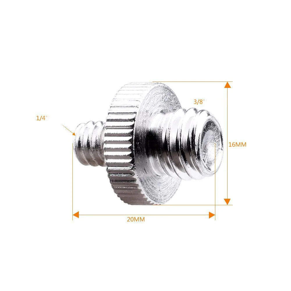 New 1/4 Inch Schroef 1/4" Screw "tot 3/8" Adapter Voor Camera Bracket Statief Monopod Quick Release Plate | Электроника