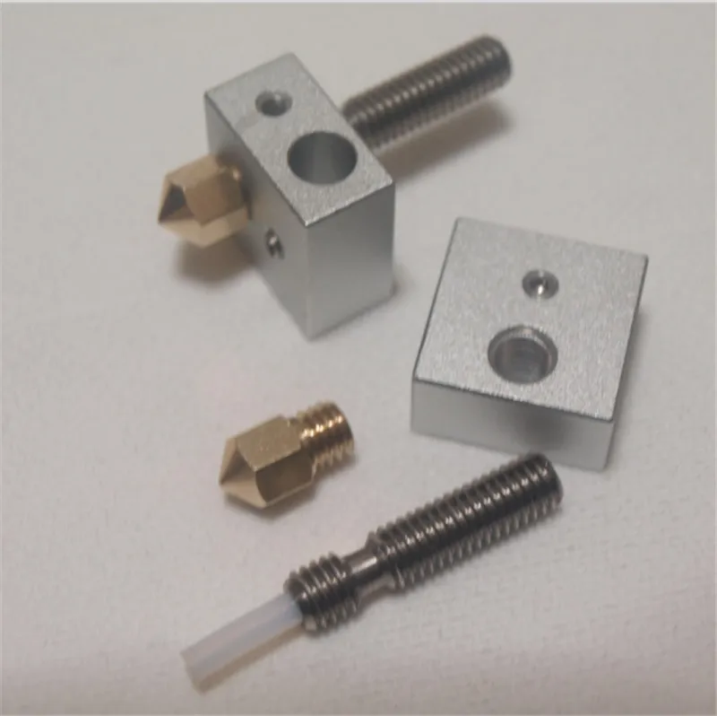 1 Набор Wanhao, комплект для 3D-принтера MK9, сопло MK9 0,4 мм, 2x3 мм, ПТФЭ, нагревательный блок для горла
1 Набор Wanhao, комплект для 3D-принтера MK9, сопло MK9 0,4 мм, 2x3 мм, ПТФЭ, нагревательный блок для горла
