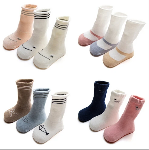 6Pieces/3Pairs Baby Socks Cartoon Cotton New Autumn Winter Kids Terry Socks Newborn Infant Terry Children 0-3 Year Socks
6Pieces/3Pairs Baby Socks Cartoon Cotton New Autumn Winter Kids Terry Socks Newborn Infant Terry Children 0-3 Year Socks