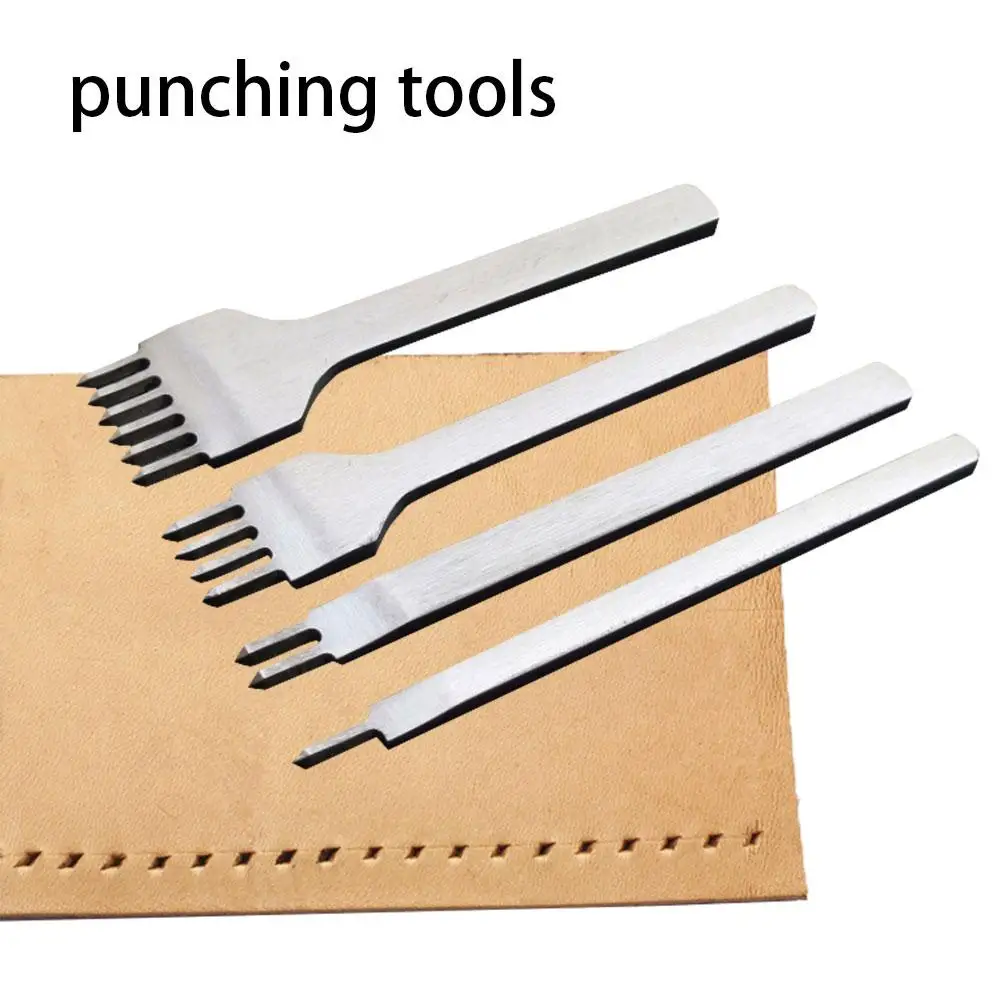Leather Craft Tool Hole Punches Prong Lacing Stitching Punch 3/4/5/6mm Wood Carving Tools
Leather Craft Tool Hole Punches Prong Lacing Stitching Punch 3/4/5/6mm Wood Carving Tools