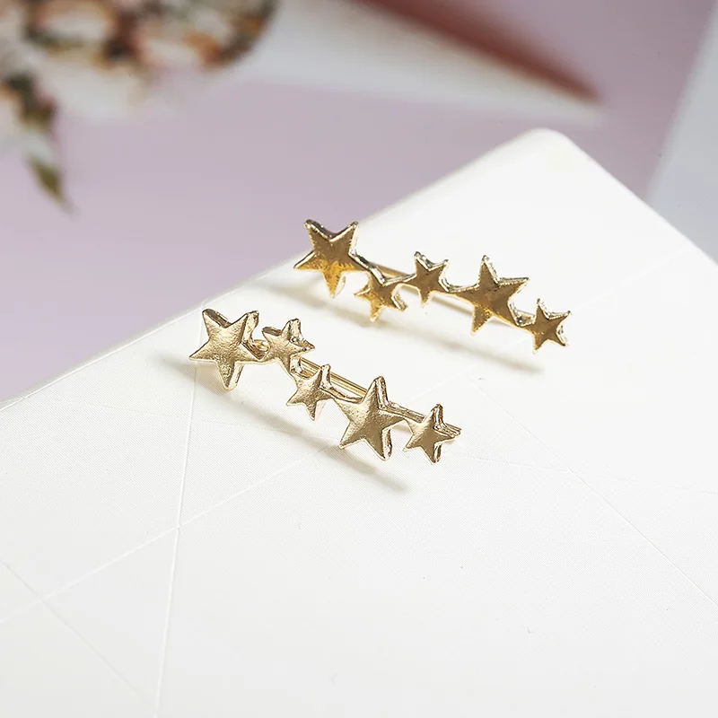 Korean Style Sweet Small Star Earrings Silver Gold Stud Earrings Female Simple Minimalist Jewelry Accessories Brincos Cute Gifts
Korean Style Sweet Small Star Earrings Silver Gold Stud Earrings Female Simple Minimalist Jewelry Accessories Brincos Cute Gifts