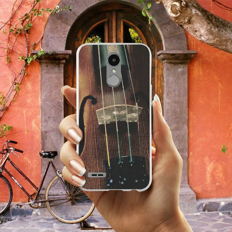 Music Violin Strings Wooden Soft Silicone TPU Phone Cases for LG G2 G3 Mini G4 G5 G6 K4 K7 K8 K10 2017 Nexus 5 5X V10 V20 V30 | Мобильные