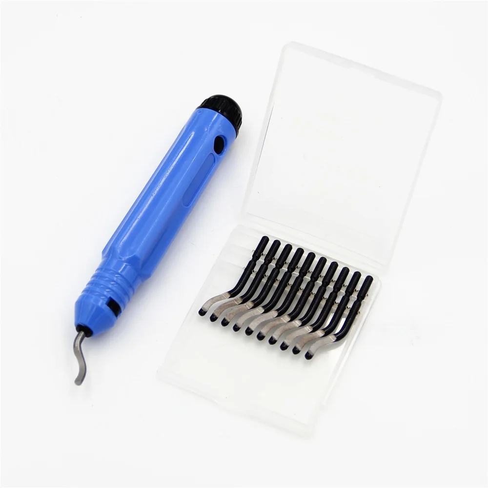 Hand Tools DIY WORK NB1100 Plastic Burr Home DIY Handle Deburring Tool Tackle With 10pcs Blade Manual Machining Hand Tool Set
Hand Tools DIY WORK NB1100 Plastic Burr Home DIY Handle Deburring Tool Tackle With 10pcs Blade Manual Machining Hand Tool Set