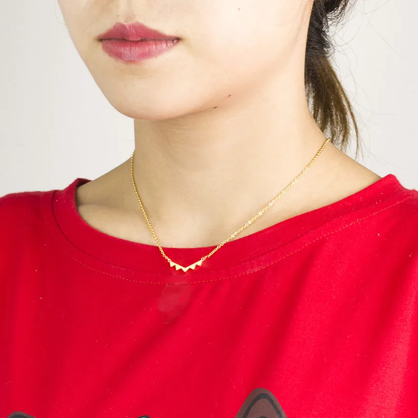 V Attract 10 pcs Minimalsm Geometric Triangle Necklace Women Stainless Steel Layering Chain Necklaces Halloween Jewelry
V Attract 10 pcs Minimalsm Geometric Triangle Necklace Women Stainless Steel Layering Chain Necklaces Halloween Jewelry