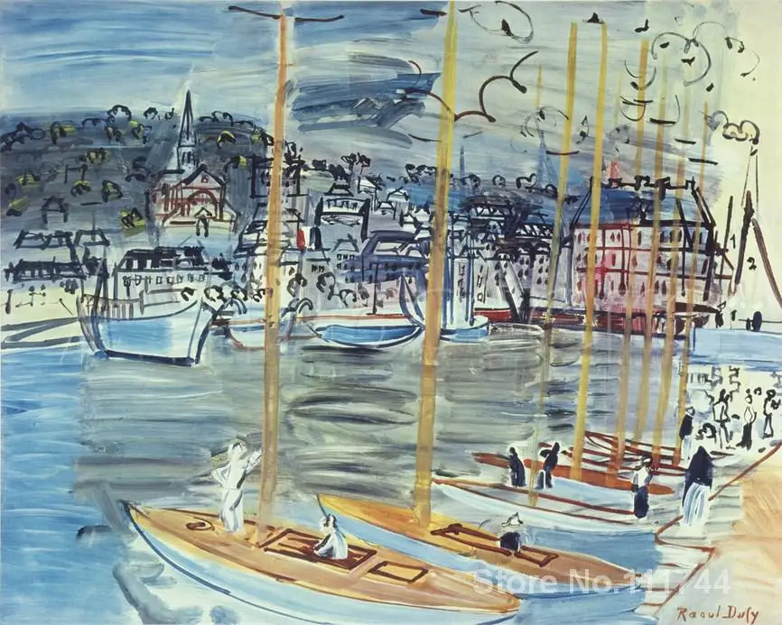 Современное искусство, пейзаж Les Bateaux от Raoul Dufy живопись Высокое качество ручная роспись 
Современное искусство, пейзаж Les Bateaux от Raoul Dufy живопись Высокое качество ручная роспись