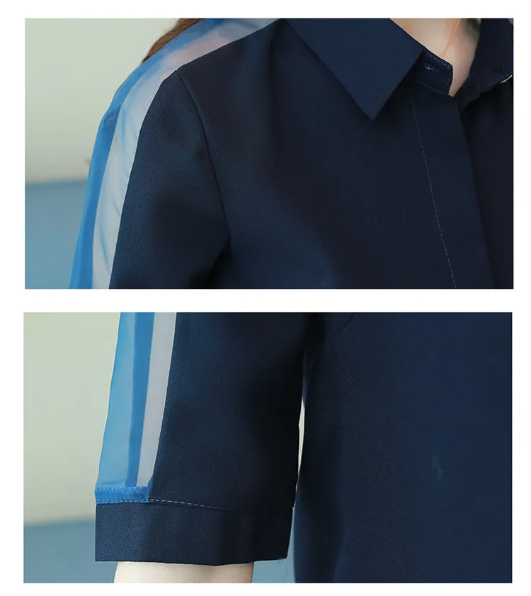 blusas mujer de moda 2018 womens blouses harajuku women shirts Chiffon Half Office Lady Button Solid Turn-down Collar 1981 50
blusas mujer de moda 2018 womens blouses harajuku women shirts Chiffon Half Office Lady Button Solid Turn-down Collar 1981 50