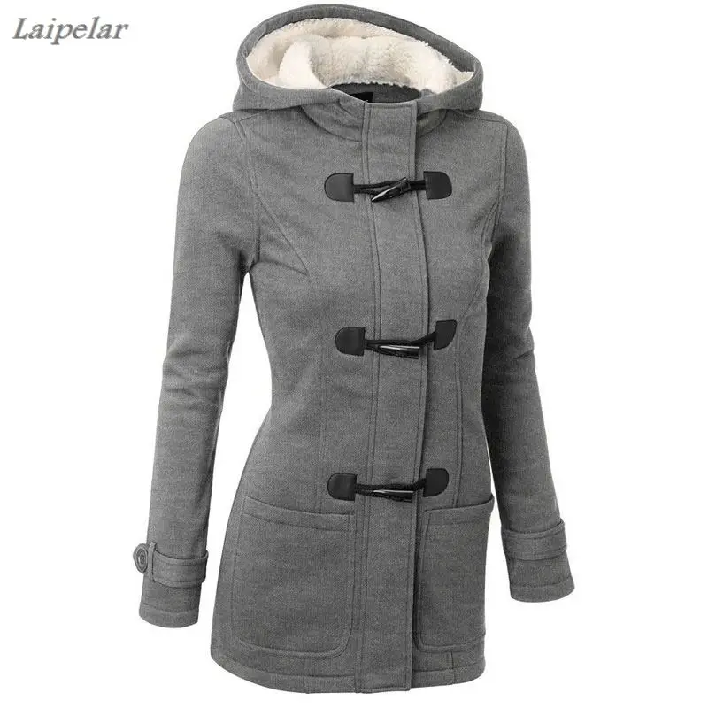 Women Trench Coat Spring Autumn Women's Overcoat Female Long Hooded Coat Zipper Horn Button Outwear Laipelar
Women Trench Coat Spring Autumn Women's Overcoat Female Long Hooded Coat Zipper Horn Button Outwear Laipelar