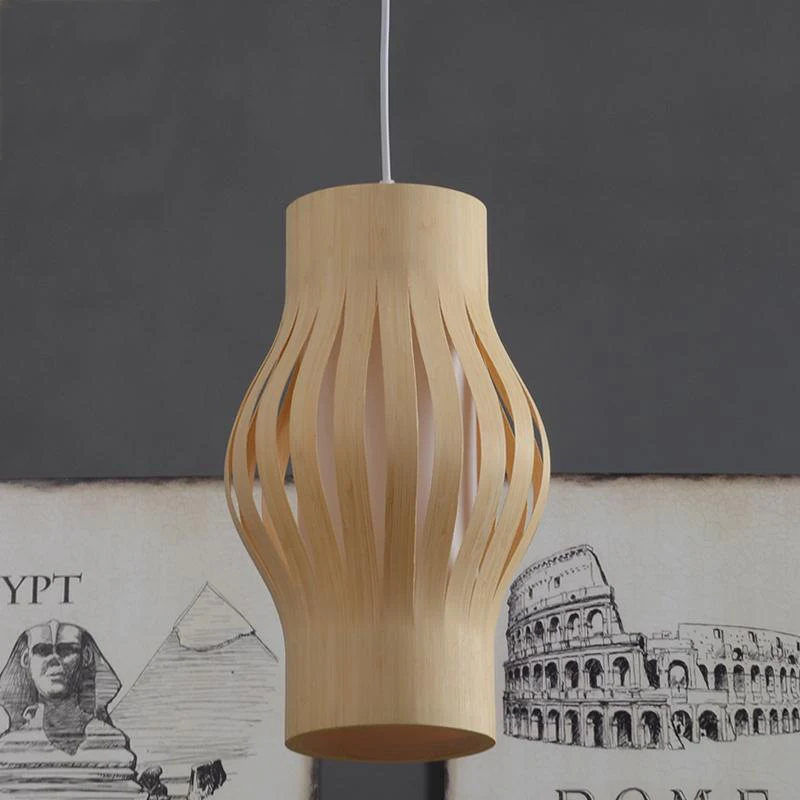 Длинная форма бамбуковая подвеска фонарь лампа уникальный дизайн для декорации