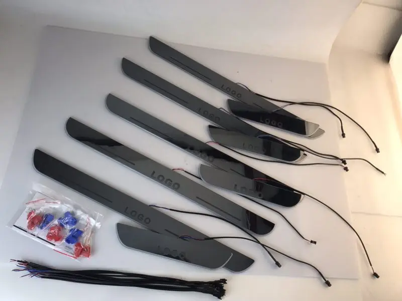 eOsuns Customized LED moving door scuff Nerf Bars & Running Boards door sill plate light overlays linings for Range Rover
eOsuns Customized LED moving door scuff Nerf Bars & Running Boards door sill plate light overlays linings for Range Rover