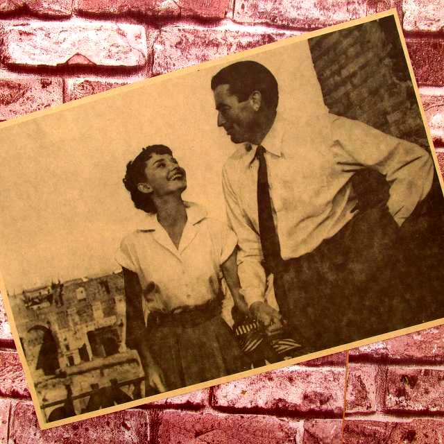 Рим hoilday грегорий Пек Одри Хепберн классическая версия Декоративные плакаты