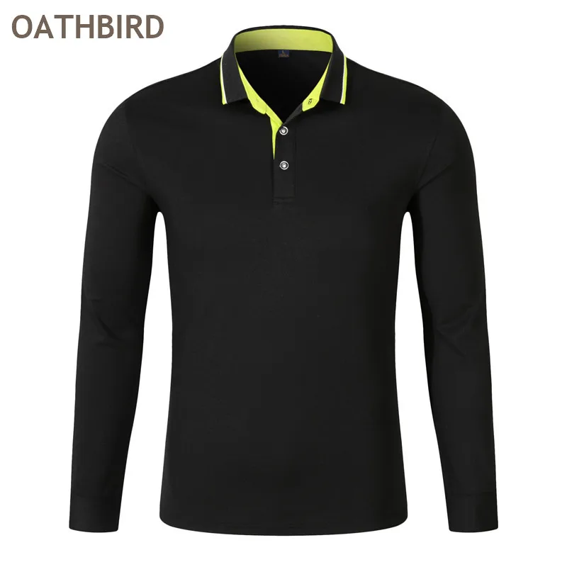 OATHBIRD Custom Embroidered polo shirt with your own text design customized long sleeve uniform polo for company logo work wear
OATHBIRD Custom Embroidered polo shirt with your own text design customized long sleeve uniform polo for company logo work wear