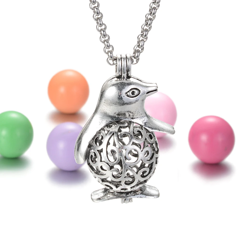 10PCS/lot New Penguin Angel Locket Necklace Perfume Locket Copper Metal Stainless Steel Chain as gift VA-1015*10
10PCS/lot New Penguin Angel Locket Necklace Perfume Locket Copper Metal Stainless Steel Chain as gift VA-1015*10