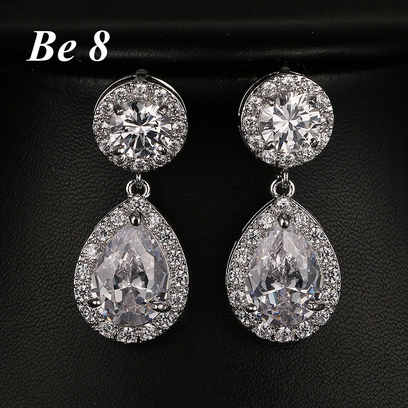 Be8 Brand Luxury Top Quality Cubic Zirconia Drop Dangle Earrings Party Jewelry For Women&Girls Wedding Party Accessories E-255
Be8 Brand Luxury Top Quality Cubic Zirconia Drop Dangle Earrings Party Jewelry For Women&Girls Wedding Party Accessories E-255