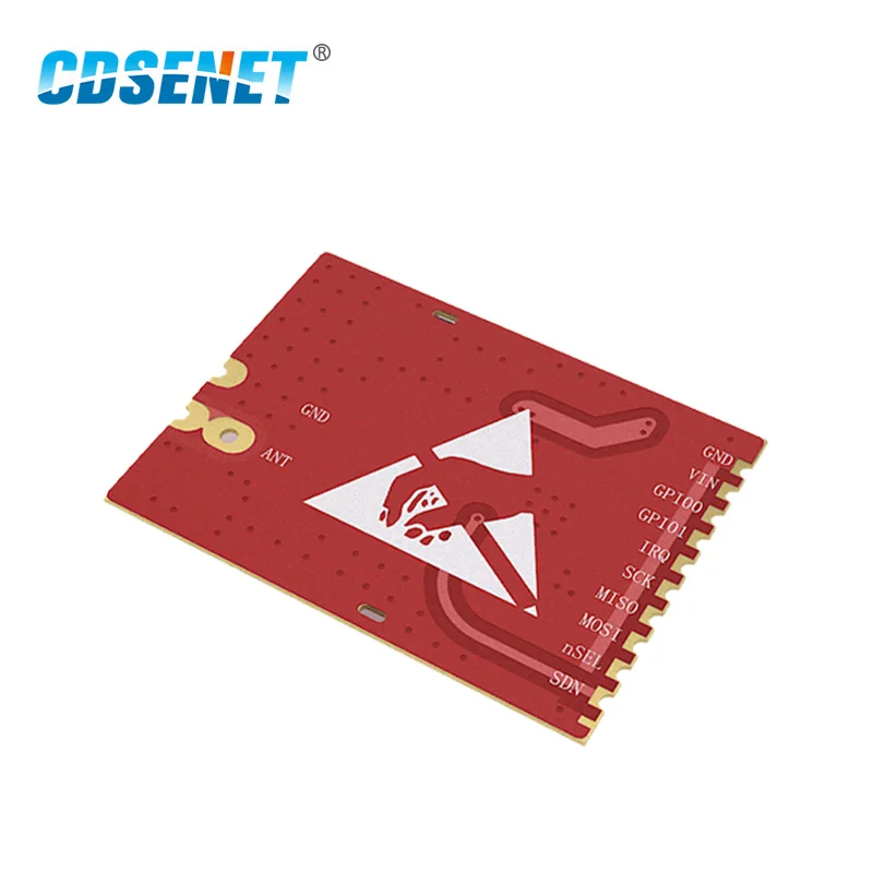 SI4463 868MHz Long Range Transceiver RF Module E10-868MS20 2500m SMD Stamp Hole Transmitter and Receiver 868MHz
SI4463 868MHz Long Range Transceiver RF Module E10-868MS20 2500m SMD Stamp Hole Transmitter and Receiver 868MHz