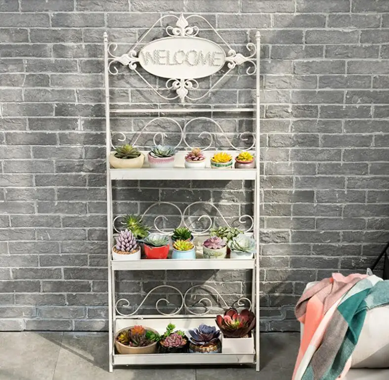 Balcony decorative flower rack, household iron art multi-storey living room green radish fleshy flower pot rack flower rack
Balcony decorative flower rack, household iron art multi-storey living room green radish fleshy flower pot rack flower rack