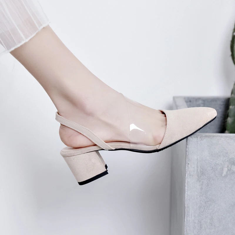 WETKISS Flock Sandals Women Pointed Toe Footwear High Heels Office Shoes Female Transparent Pvc Shoes Woman Summer 2019 New
WETKISS Flock Sandals Women Pointed Toe Footwear High Heels Office Shoes Female Transparent Pvc Shoes Woman Summer 2019 New