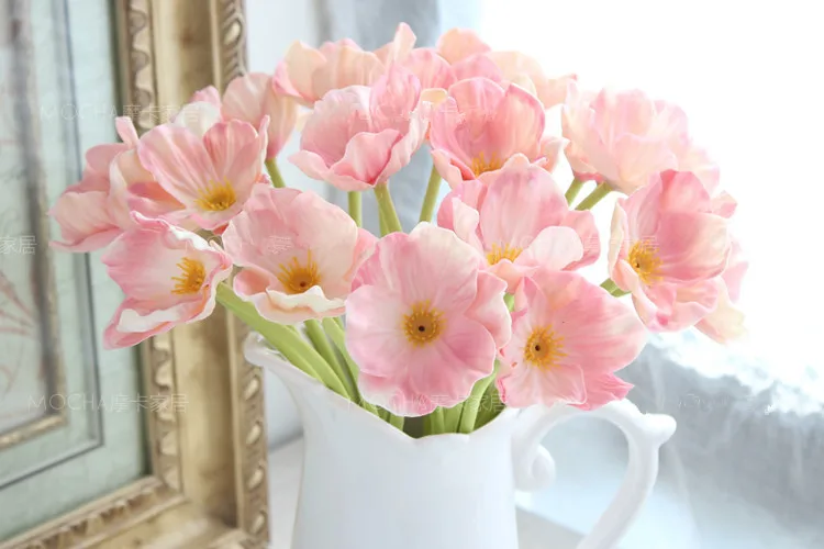 New 8/16/24pcs decorative flower bouquet artificial silk poppy flower branches home Party DIY living room Wedding decoration
New 8/16/24pcs decorative flower bouquet artificial silk poppy flower branches home Party DIY living room Wedding decoration