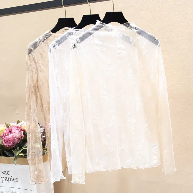 Mesh Top Women Sexy sheer Mesh See Through Transparent Top Lace Top Blouse Mesh Shirt Women tops mesh Blouses Black Shirt
Mesh Top Women Sexy sheer Mesh See Through Transparent Top Lace Top Blouse Mesh Shirt Women tops mesh Blouses Black Shirt