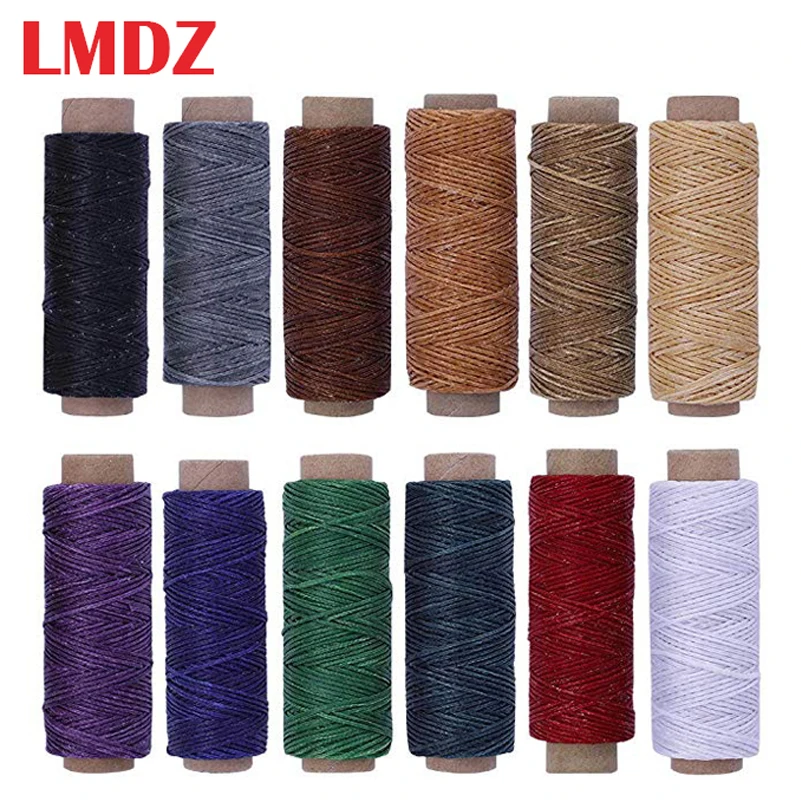 LMDZ 12Color/Set 50m 150D Leather Sewing Waxed Thread Durable Flat Sewing Thread Wax Line Stitching Thread for Leather Craft DIY
LMDZ 12Color/Set 50m 150D Leather Sewing Waxed Thread Durable Flat Sewing Thread Wax Line Stitching Thread for Leather Craft DIY