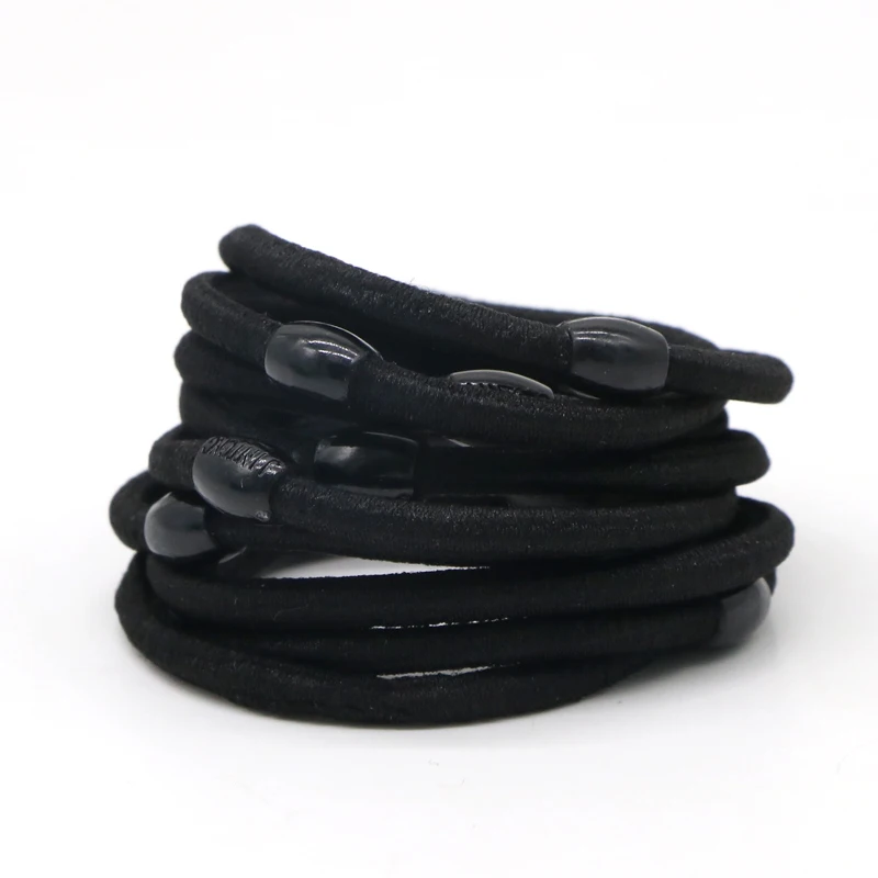 20 шт. черные эластичные заколки для конского хвоста веревка волос инструменты