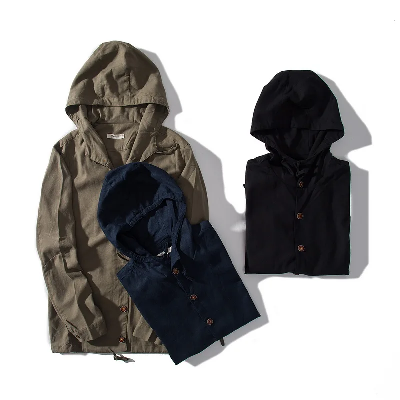 French style long-sleeved linen and cotton jackets men brand fashion green jacket male solid casual ourterwear mens Jaqueta jas
French style long-sleeved linen and cotton jackets men brand fashion green jacket male solid casual ourterwear mens Jaqueta jas