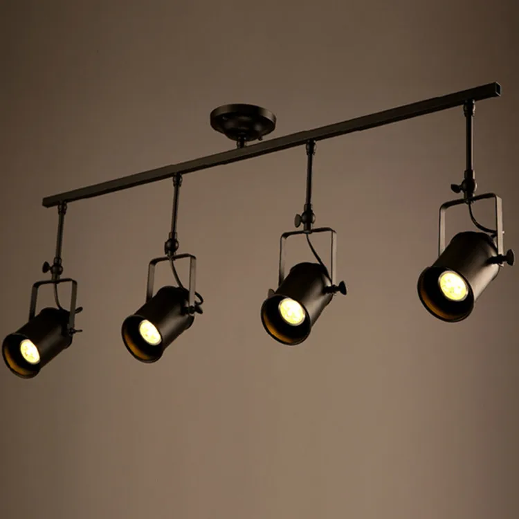 1 2 3 4 heads Industrial Track Lighting Black Iron Rotatable Track Lighting retro industrial Bedroom dinning lamp
1 2 3 4 heads Industrial Track Lighting Black Iron Rotatable Track Lighting retro industrial Bedroom dinning lamp