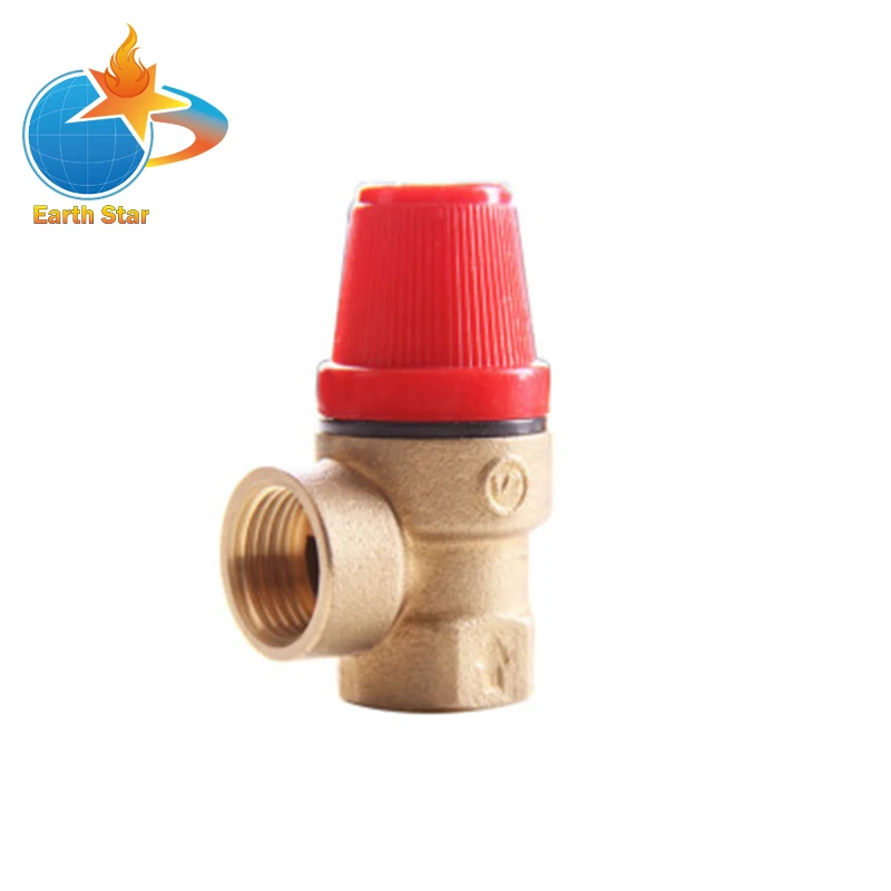 Earth Star Brass Safety Valve Solar Pressure Relief Valve 3Bar 1/2'' Thread High Quality
Earth Star Brass Safety Valve Solar Pressure Relief Valve 3Bar 1/2'' Thread High Quality