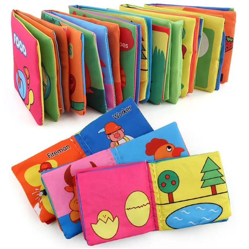 Тканевые книжки LittLove, 6 типов сенсорных игрушек, обучающая игрушка для малышей на английском языке, книжка с животными
Тканевые книжки LittLove, 6 типов сенсорных игрушек, обучающая игрушка для малышей на английском языке, книжка с животными