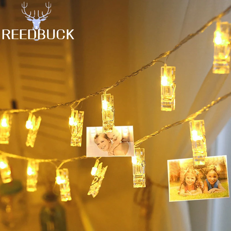 2M RGB LED Fairy String Light Xmas Holiday Decor 20 Leds Garland Photo Clip Strip Luminaria Festival New Year Wedding Lighting
2M RGB LED Fairy String Light Xmas Holiday Decor 20 Leds Garland Photo Clip Strip Luminaria Festival New Year Wedding Lighting